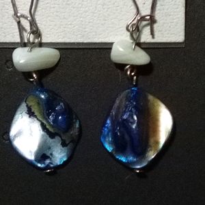 Marble earrings